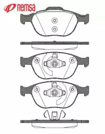 Комплект тормозных колодок METZGER 0984.00